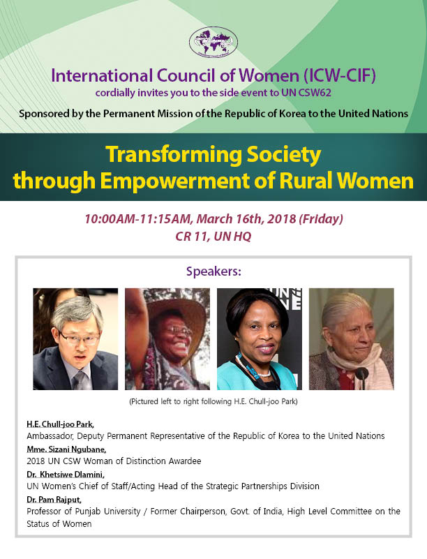 CSW62 side event rural women